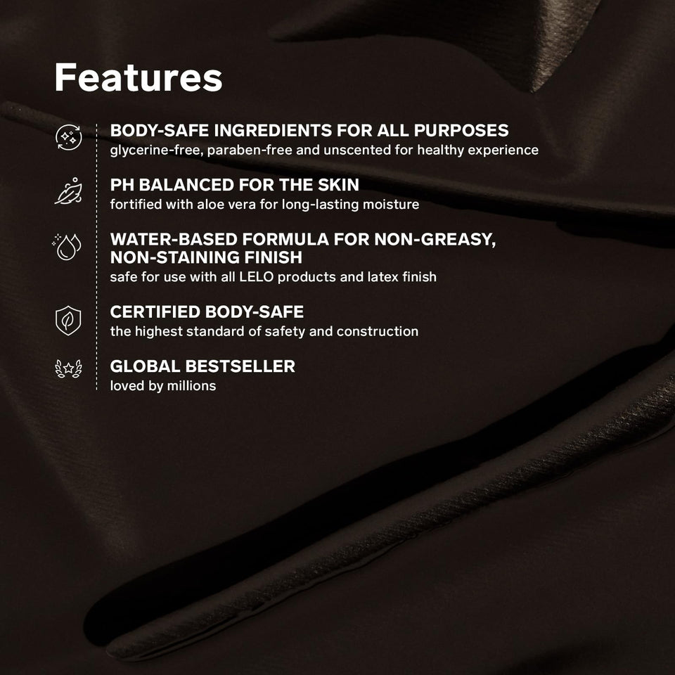 Lelo Personal Moisturizer, Luxury Waterbased Lubricant For Women And Men With Aloe Vera, Water Based Personal Lubricant Water Based Lubricant Gel For Couples (75 Ml/2.5 Fl. Oz)