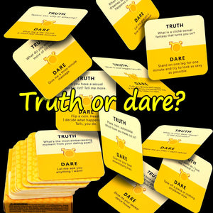 MEBAULT Truth or Dare Sex Card Game Intimacy Deck Sex Toy Adventurous Playing Cards Erotic Bedroom Game for Couple Lover
