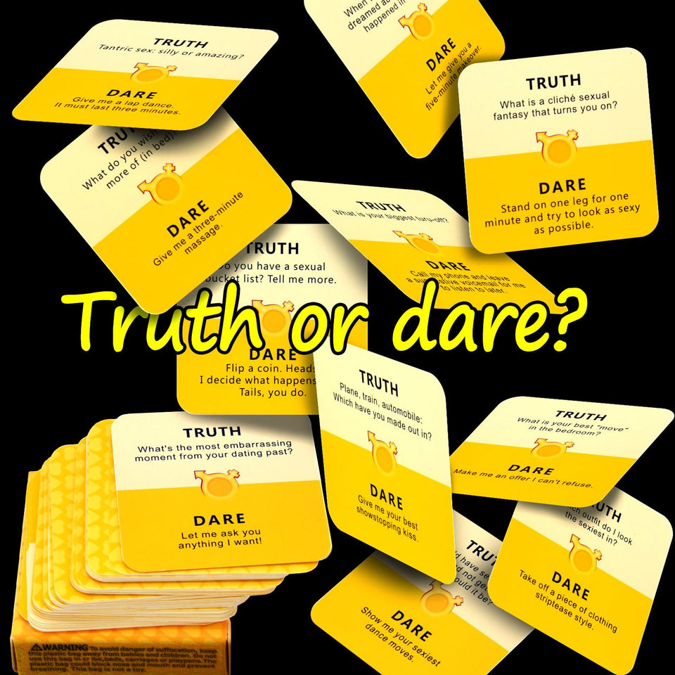 MEBAULT Truth or Dare Sex Card Game Intimacy Deck Sex Toy Adventurous Playing Cards Erotic Bedroom Game for Couple Lover