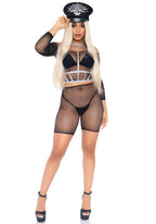 2 Pc Rhinestone Fishnet Long S - O/S / Black