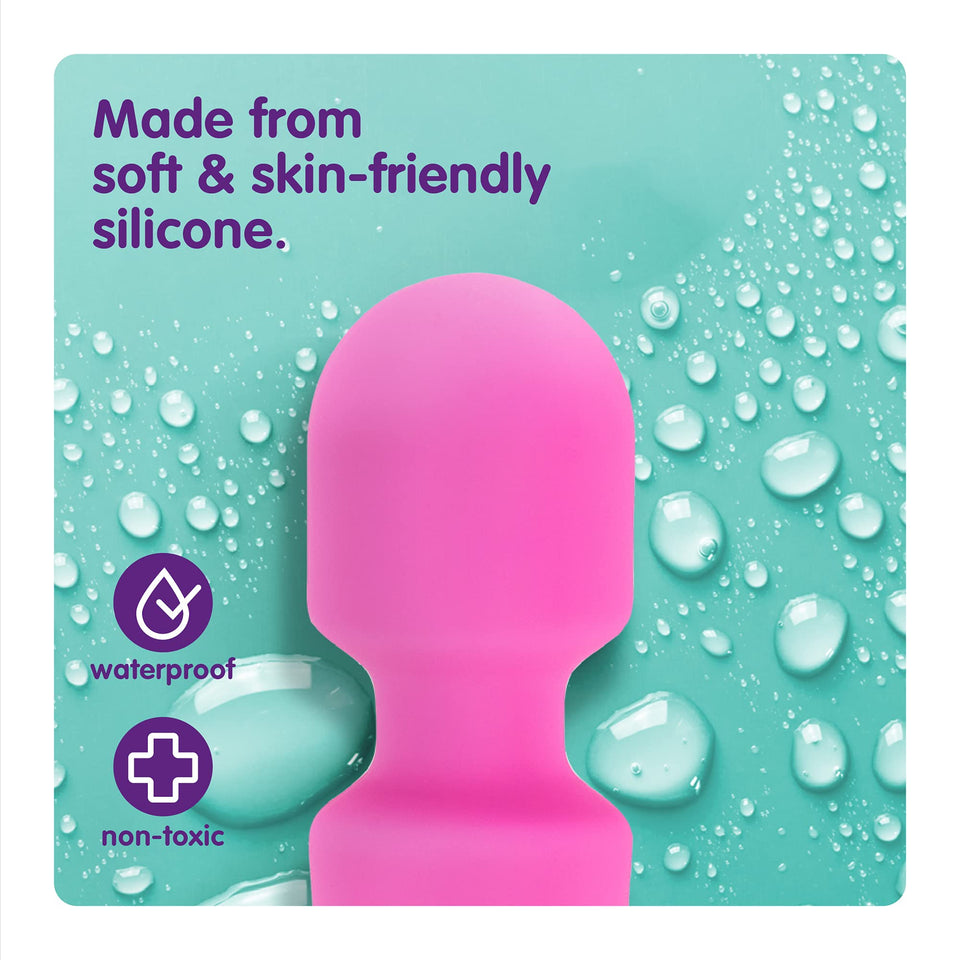 Oliver James Vibrator Wand for Women (Small) | Quiet Vibrating Dildo with 20 Patterns and 8 Speeds for Sexual Pleasure | Adult S