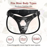Adjustable Strap On Dildo Harness for Women and Men, Wearable Plus Size Strapon Harness Adult Sex Toys for Lesbians Gay Couples
