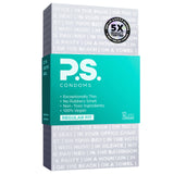 Ps Condoms Exceptionally Thin Latex Condoms For Men - Odorless And 100% Vegan - Ultra Thin Lubricated Condom - 40% Thinner And T