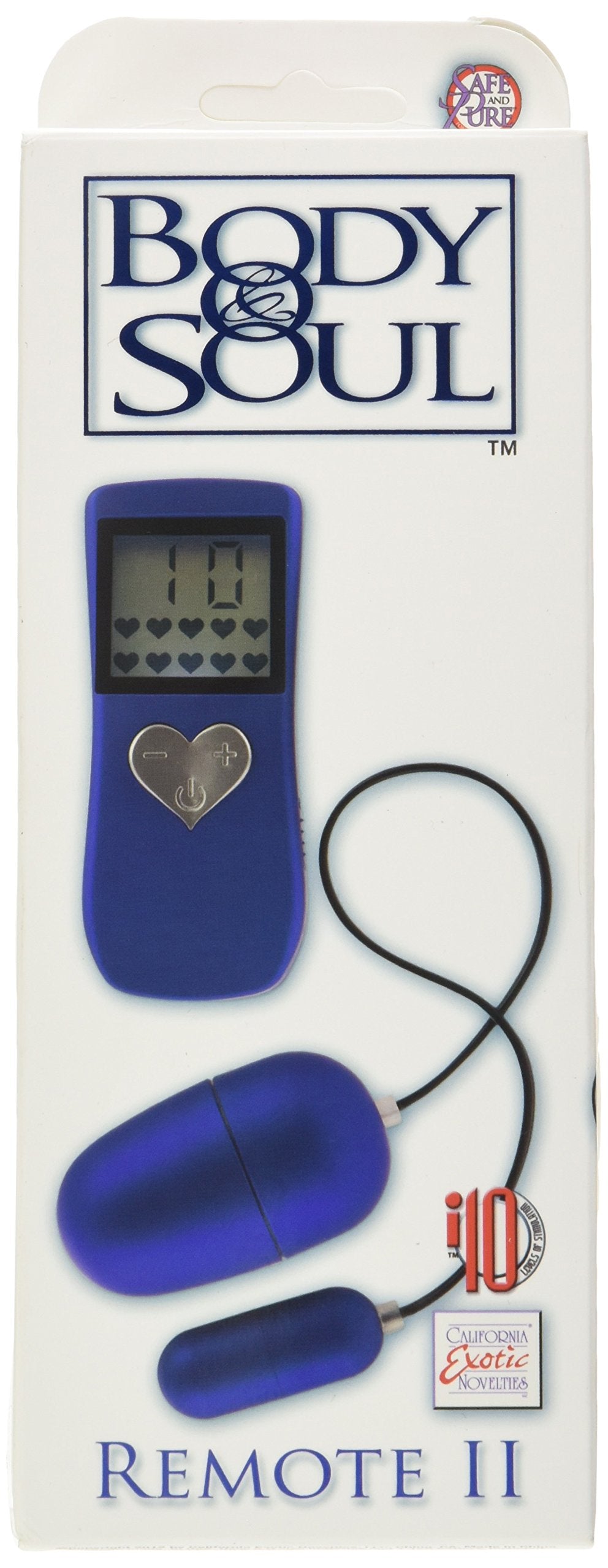 California Exotic Novelties Body & Soul Remote Ii, Blue