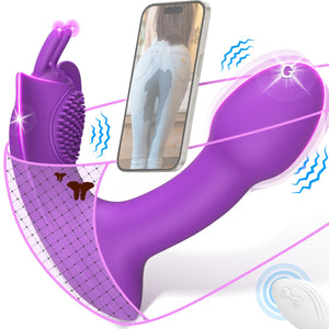 Vibrators APP Remote Control Vibrator - Dildo Wearable Vibrator Boefous Sex Toys for Women Couples, Female Adult Toys Butterfly
