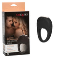 CalExotics Silicone Rechargeable Pleasure Cock Ring Vibrator for Men - SE-1841-07-3 Black