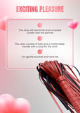DERINODEM BDSM Whip Red Cosplay Paddle Adult Play Sex Whip for Spanking BDSM Spanking Set Floggers for Bedroom