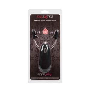 California Exotic Novelties Nipple Play Vibrating Heated Nipple Teasers, Black