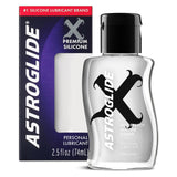 Astroglide X Silicone Personal Lubricant, 2.5oz - Long-Lasting, Silky, Hypoallergenic, Waterproof, Travel-Size, Dr. Recommended