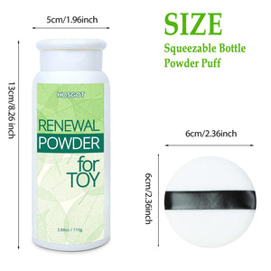 HOSGOT Renewal Powder for Sex Dolls Male Masturbator Dildo, Sex Toy Cleaner Conditioning Care Powder, Renewing Keep Dry and Not