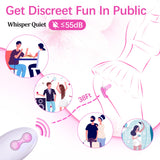 Adult Sex Toys for Women Pleasure - Wearable Thrusting Dildo with App&Remote Control Vibrators with 9 Powerful Double-Ended Dild