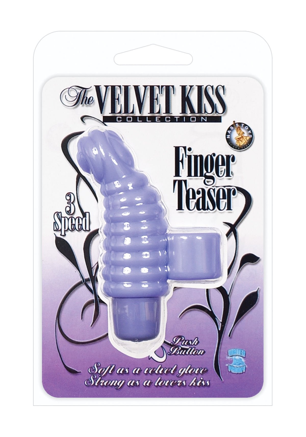 Velvet Kiss Collection Finger Teaser Multispeed Waterproof Lavender