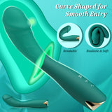 Realistic Curved G spot Vibrator - Classic Sex Toys for Women with 10 Vibration & One-Burst Dildo Vibrator, Adult Sex Toys & Gam