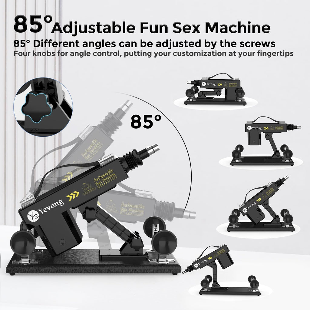 Sex Machine Fuck Machine with 3XLR Connector,Thrusting Dildo Machine with Realistic Dildo for Man,Automatic Love Machine Suction