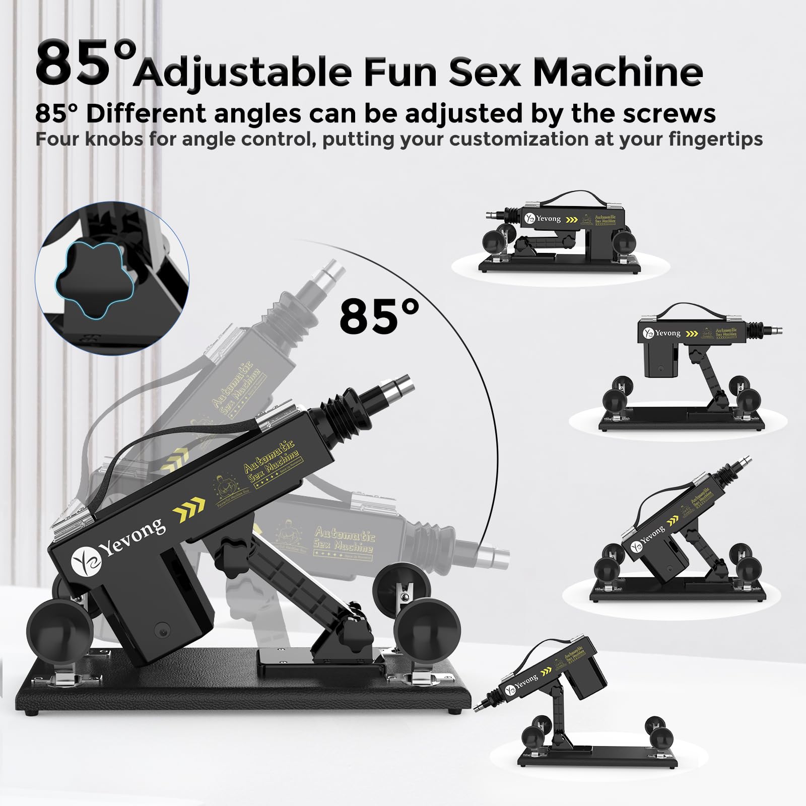 Sex Machine Fuck Machine with 3XLR Connector,Thrusting Dildo Machine with Realistic Dildo for Man,Automatic Love Machine Suction