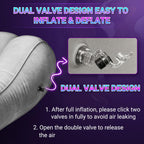 Gunwai Sex Pillow Couples Sex Toys, Sex Furniture for Bedroom Inflatable Lounge Sex Chair, Sex Wedge Sex Sofa Bedroom, Velvety A