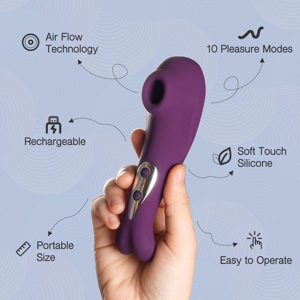 Tracy'S Dog P Cat Clitoral Sucking Vibrator-Purple