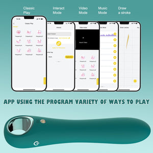 Tuitionua G Spot Dildos Sex Toys- APP Control Vibrating Dildo Vibrator with 10 Vibrations, Female Adult Sex Toy for Women Silico