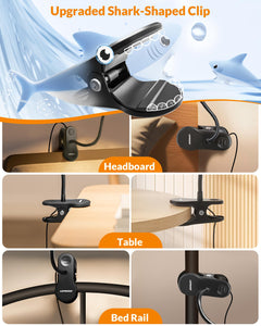 Lepower Clip On Light, 60 Led Reading Lights For Books In Bed, With 25+ Lighting Options, 3 Timer, Night Light Function, Eye-Car