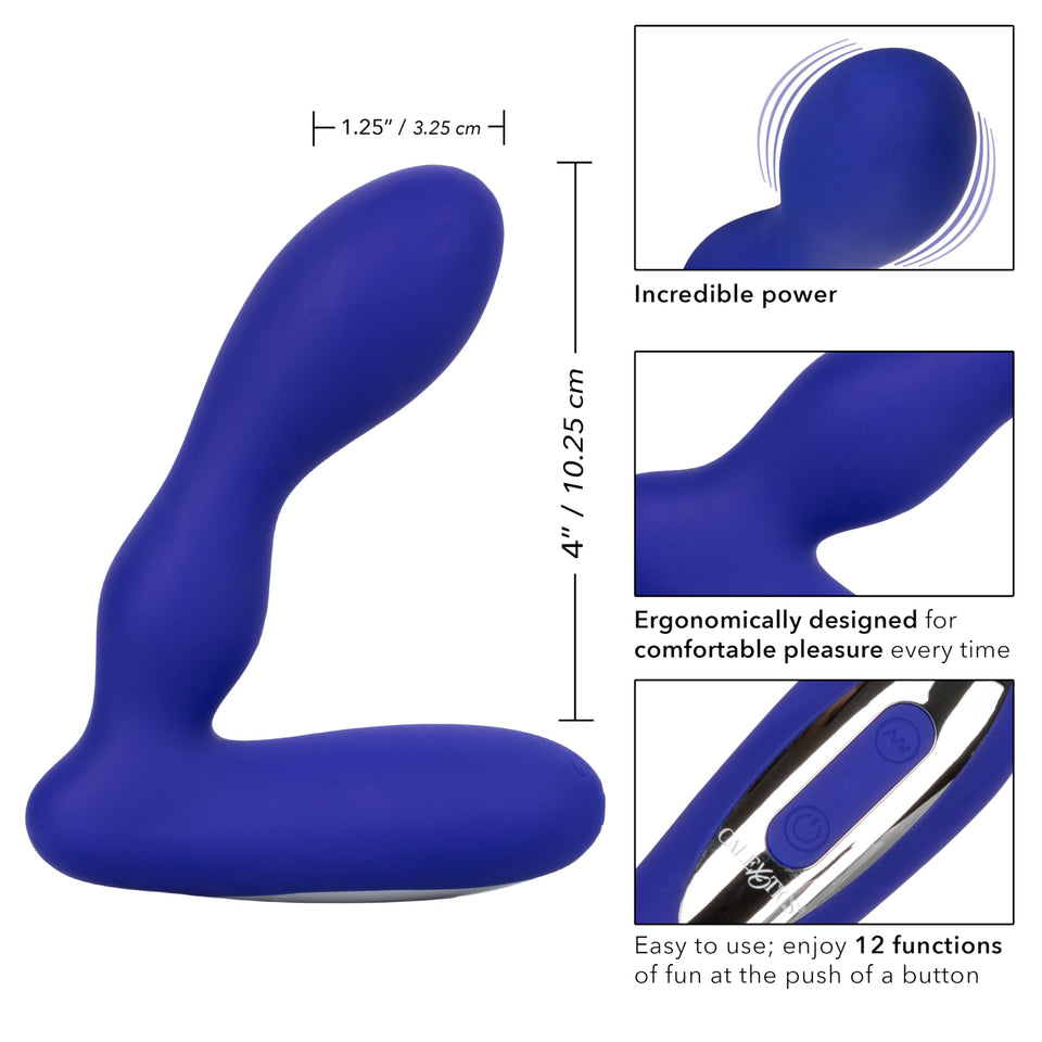 California Exotic Novelties Silicone Wireless Pleasure Probe, Blue