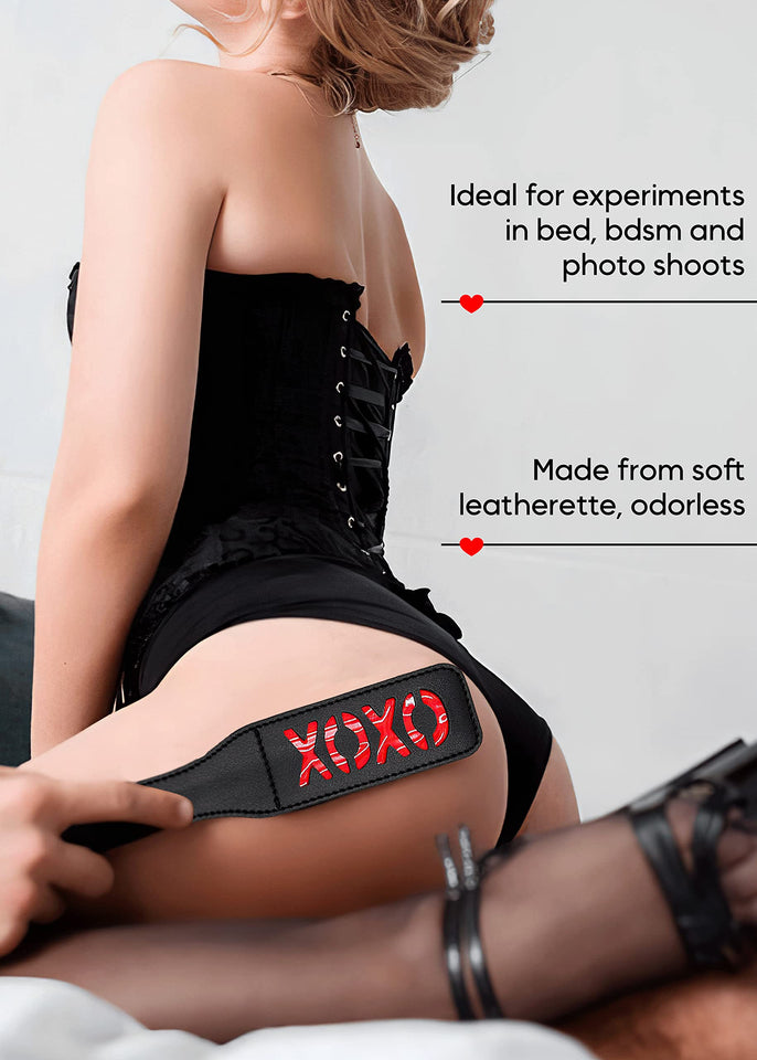 Sex Paddles for Spanking XOXO SM Paddle Spanking Adult Sex Toy Role Play Sex Whip Flogger Fetish Toys