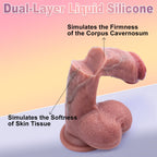 Adult Sex Toys Realistic Dildos - Sex Toys Soft Silicone Dildos for Hands-Free Play, Adult Toys Suction Cup Anal Dildos with Bal