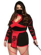 3 Pc Dragon Ninja, Includes Ho - 1X-2X / Black/Red
