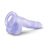 8.5'' Realistic Translucent Long Dildo - Cock And Balls Dong - Suction Cup Harness Compatible - Sex Toy For Women - Sex Toy For