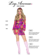 2Pc. Retro Print Bell Sleeves