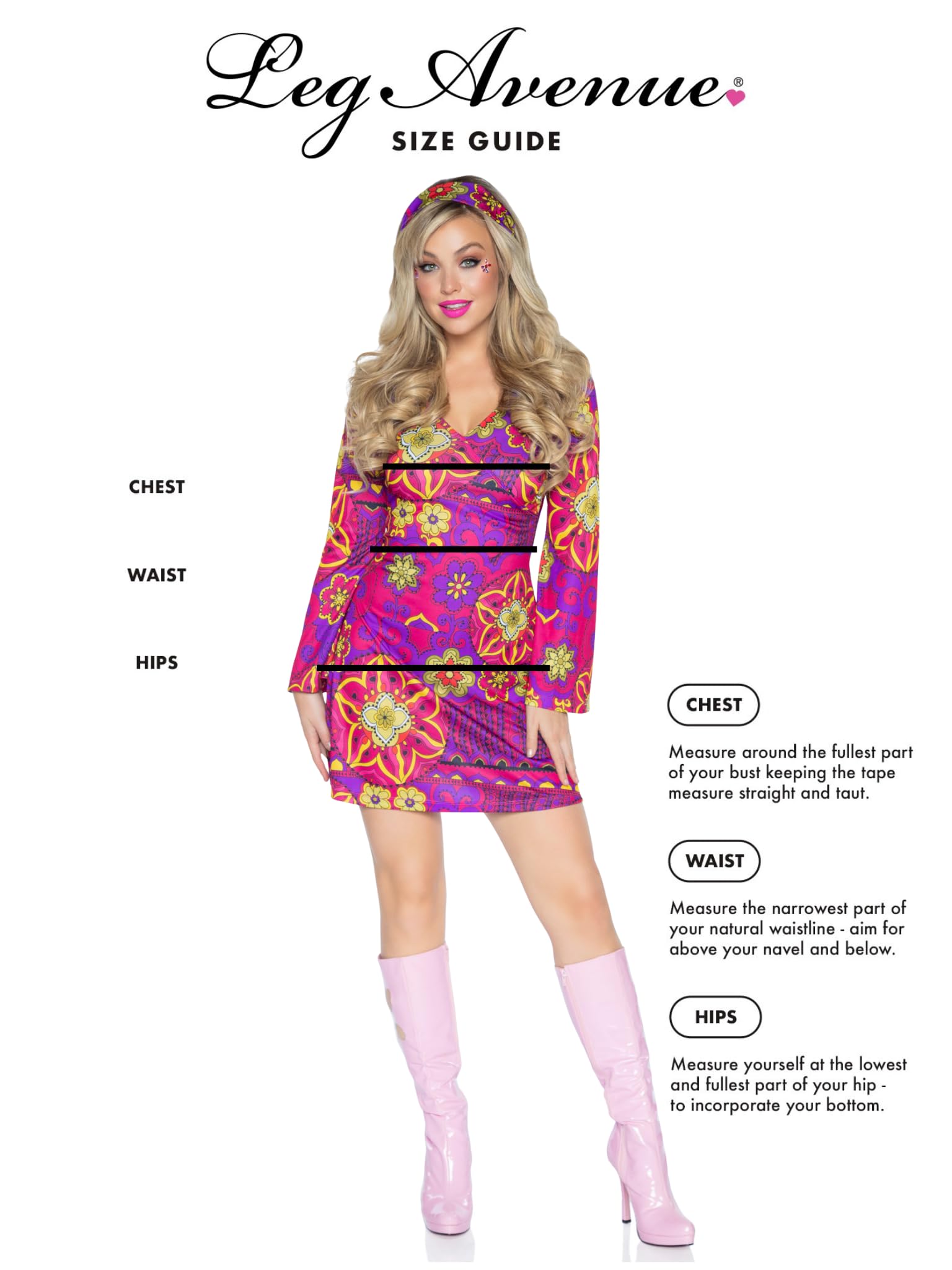 2Pc. Retro Print Bell Sleeves