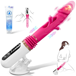 Adult Sex Toys Sex Machine - Sex Toys Thrusting Dildo for Women Couple Pleasure, Dildos Vibrator with Automatic Vibrating & Thru
