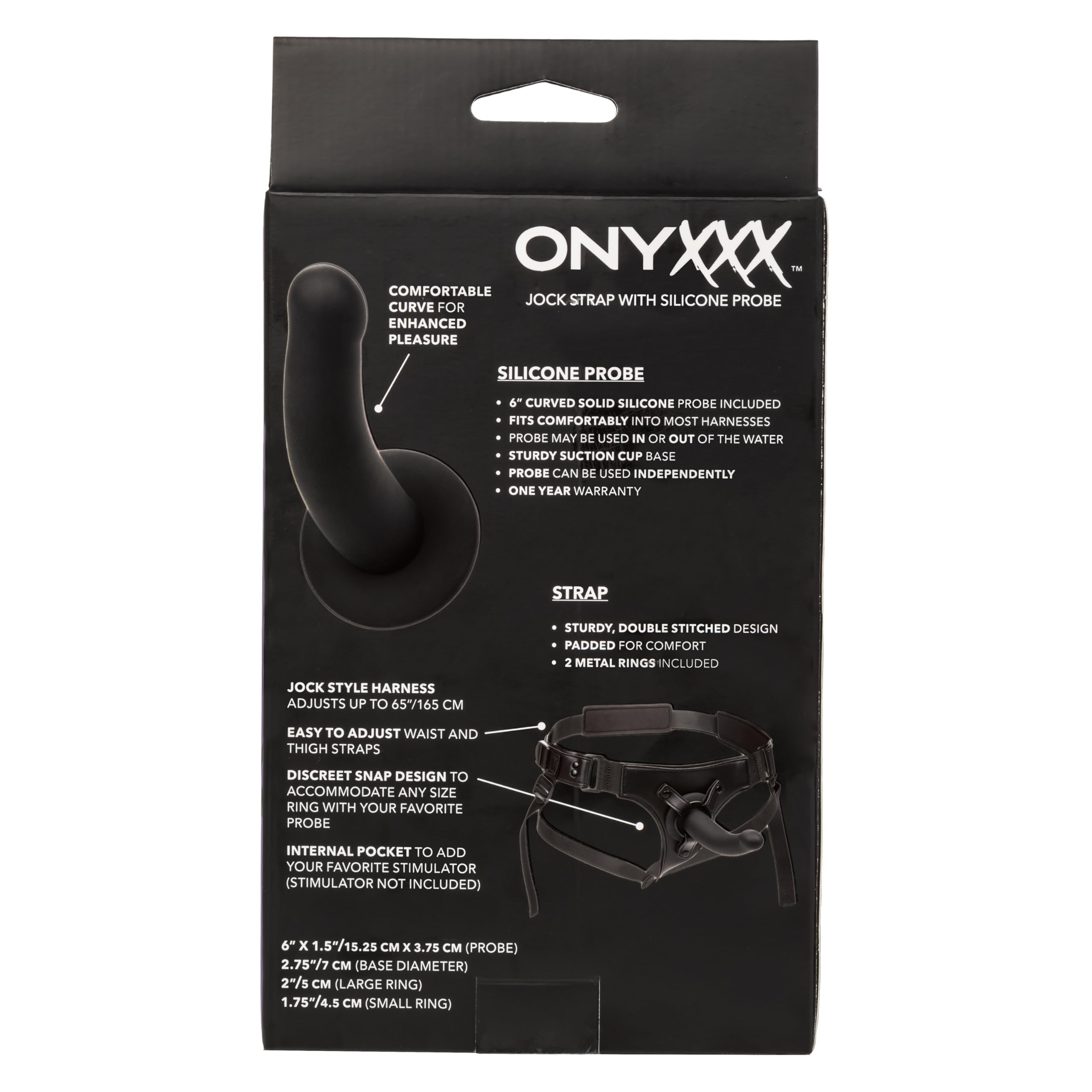 Onyxxx Jock Strap W/Silicone Probe