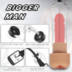 Vacuum Penis Pump, Manual Penis Enlarger for Male Erection & Enhancement, Sex Toys for Men,Penis Massage & Stimulation Device wi