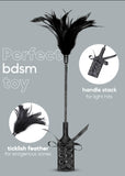 Sex Feather Tickler Adult Sex Play Role Play Cosplay Spanking French Tickler Sex Toy Bedroom BDSM Play Fetish Crop 16 inch