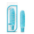 Blush Luxe Cozi 10 Vibrating Functions Satin Smooth Silicone AAA Battery Mini Pocket Vibrator - IPX7 Submersible Waterproof - Co