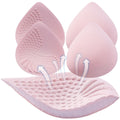 PRETTYWELL Bra Pads Inserts, 2 Pairs Latex Bras Inserts for Sports Bras, Bra Cups Inserts for Bikini Tops (pink, XL)