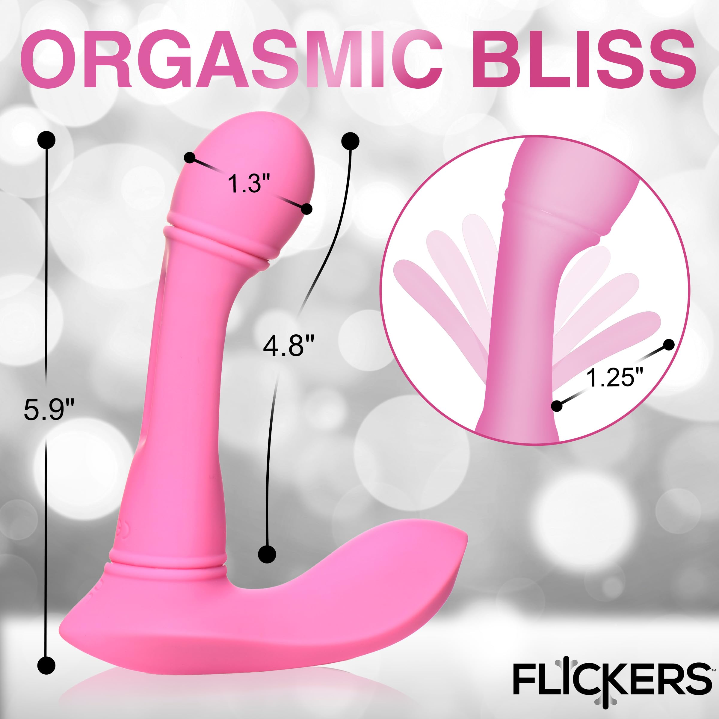 Flickers G-Flick Flicking G-Spot Vibr Rc