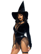 3 Pc Crafty Witch, Includes Sn - Medium / Black