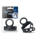 Blush Novelties Performance VS6 Silicone C Ring & Ball Strap - Puria Platinum Cured Silicone - Pure Stainless Steel 3 Position Q