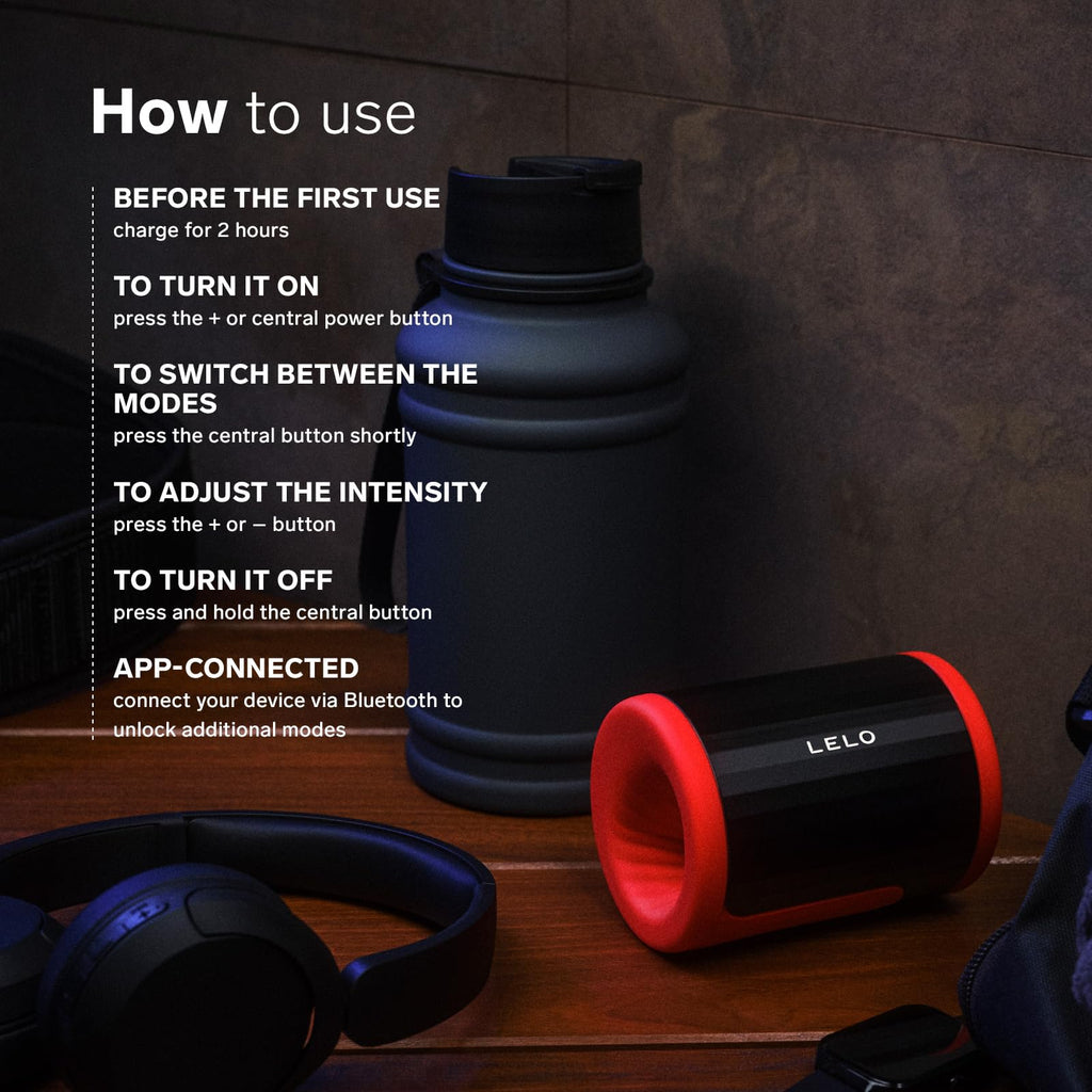 LELO F2S Massager & Stroker Red