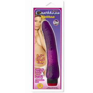 Golden Triangle Splitza Purple Jelly Vibrator, 1