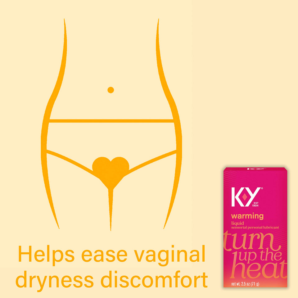 K-Y Warming Jelly Lubricant, 5 oz. (Pack of 5)