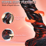 Realistic Trusting Dildo Sex Toys - 10Thick Dildo Vibrator with Thrusting Swinging & Vibrating for G Spot Vagina Anal Sex Stimul