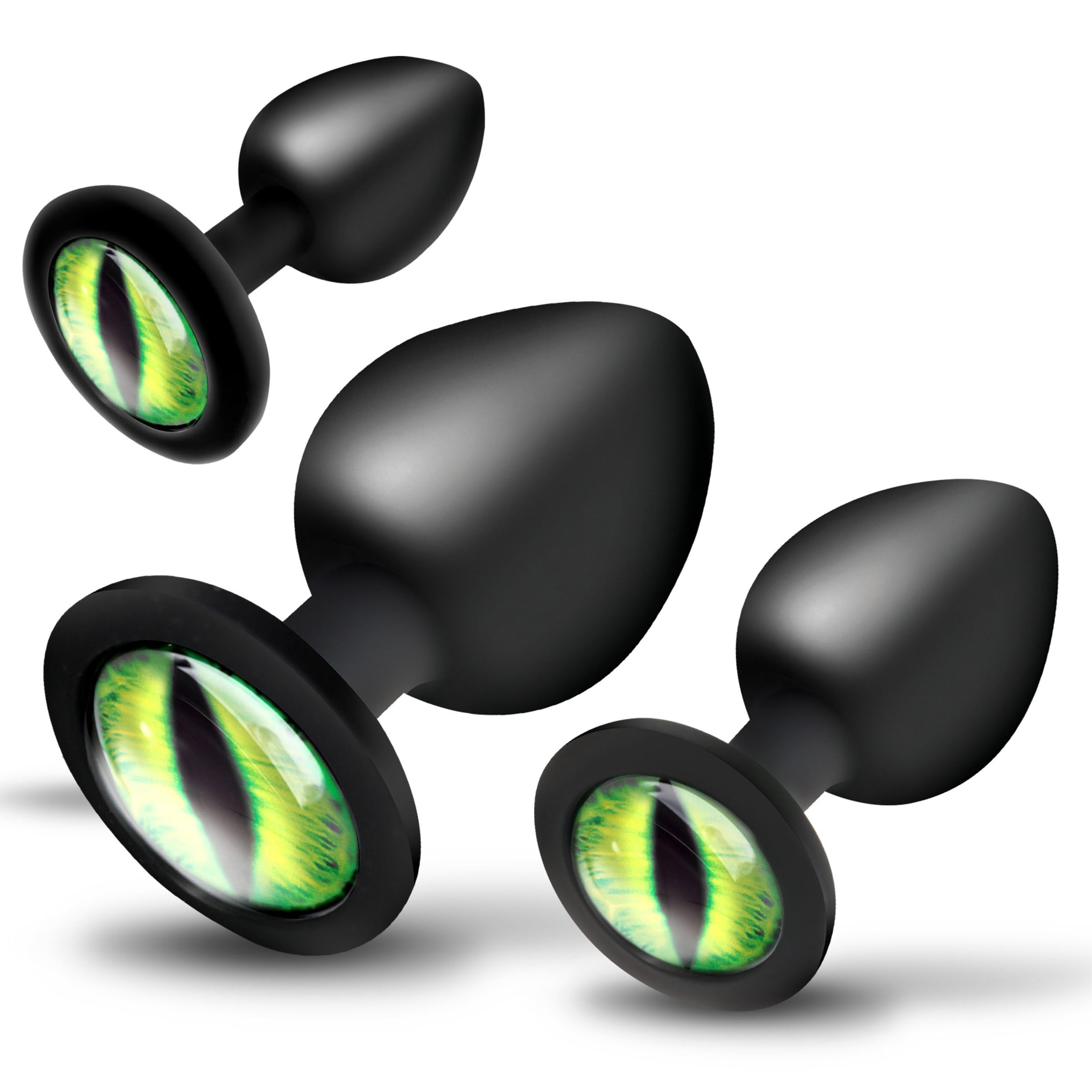CREATURE COCK CREATURE EYES SILICONE BUTT PLUG SET