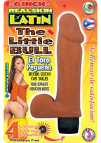 Latin American Real Skin The Little Bull Waterproof Vibrator, Flesh, 6 Inch