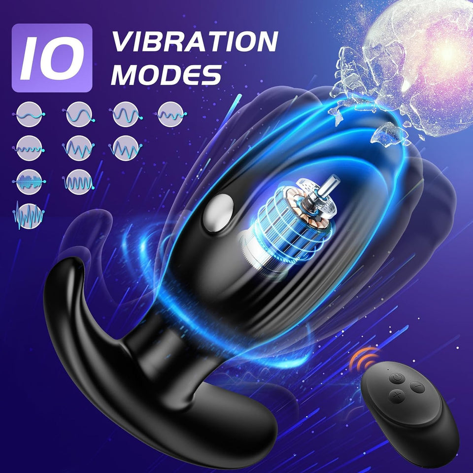 Mtsige Anal Plug Anal Toys, Vibrating Butt Plug Sex Toys for Men, Couples Sex Toy Prostate Massager G Spot Vibrator, Electric An