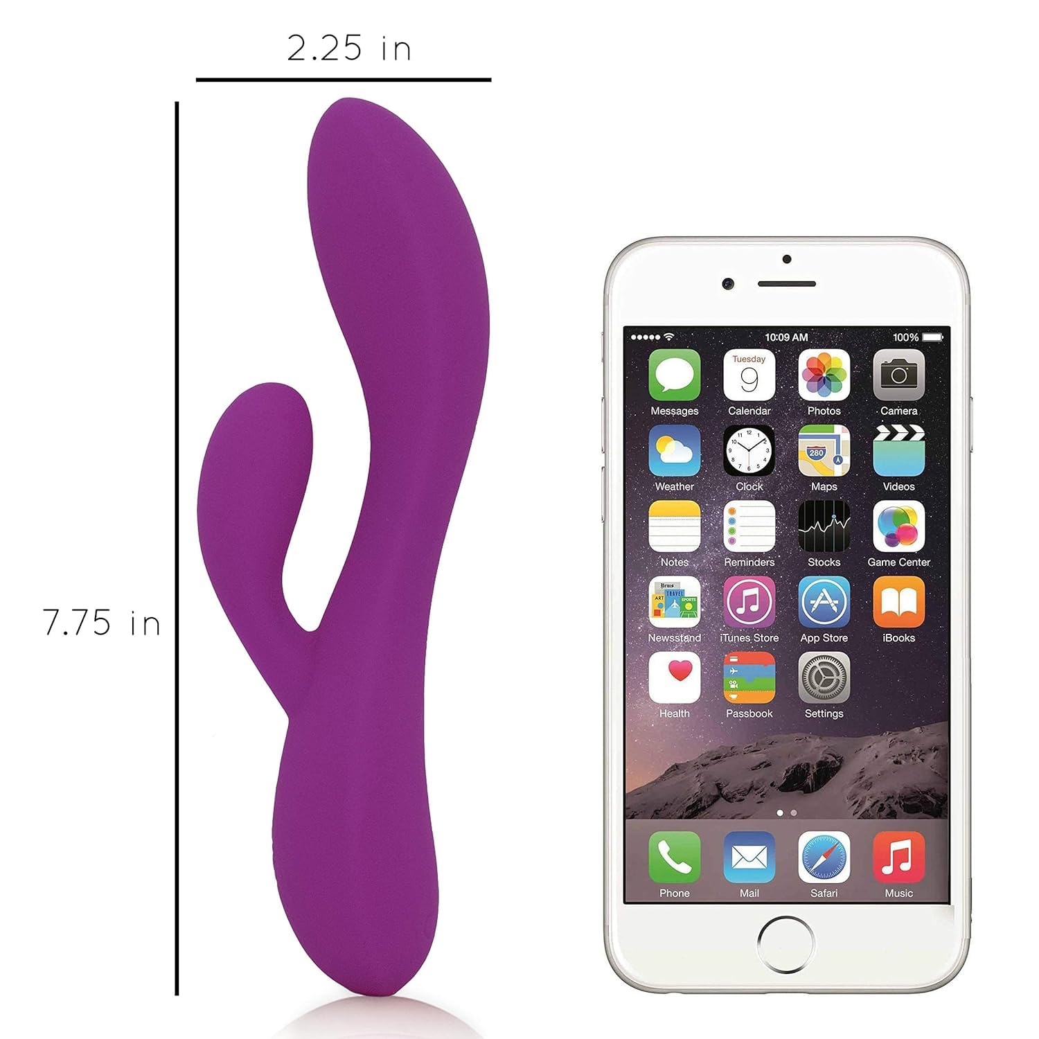 Sweet Vibrations, The Perfect Match | Flexible Rabbit Vibrator, Sex Toy for Women & Couples, G Spot, and Clitoral Stimulator Vib