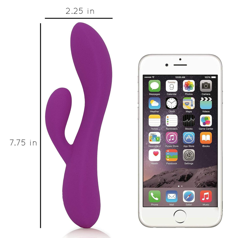Sweet Vibrations, The Perfect Match | Flexible Rabbit Vibrator, Sex Toy for Women & Couples, G Spot, and Clitoral Stimulator Vib