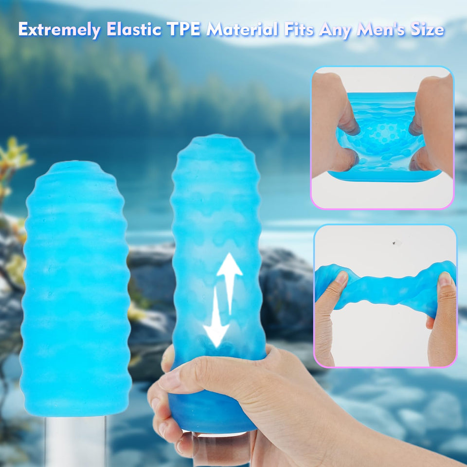 Double-Sided Sex Sexual Stimulation Device Pleasure, Ultra-Soft Stretchy Oral Juguetes Sexuales para Hombres, LNIIY Adult Toys f