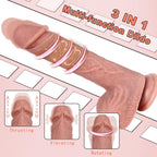 8.9 '' Thrusting Dildo Vibrator-App Remote Control G Spot Dildo with 9 Vibrating & 3 Thrusting Modes Realistic Dildos with Stron